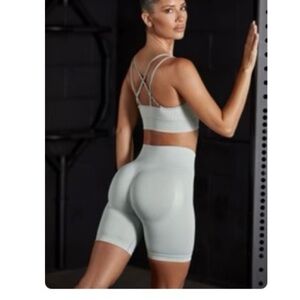 Bo+Tee Gray Cycling Shorts
